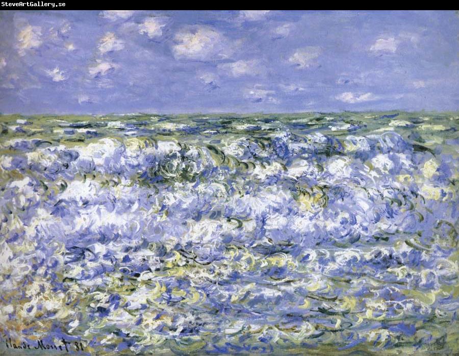 Claude Monet Waves Breaking